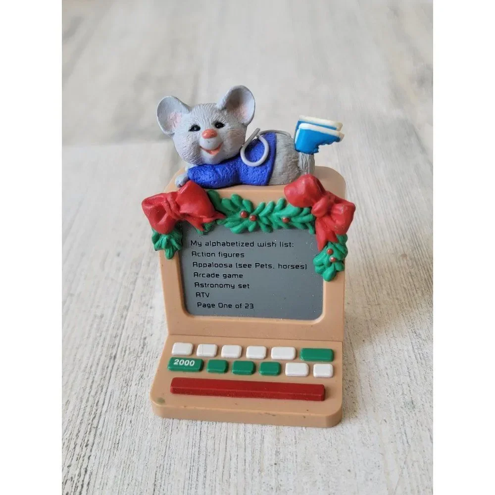 Hallmark login‎ on to Santa computer ornament Xmas